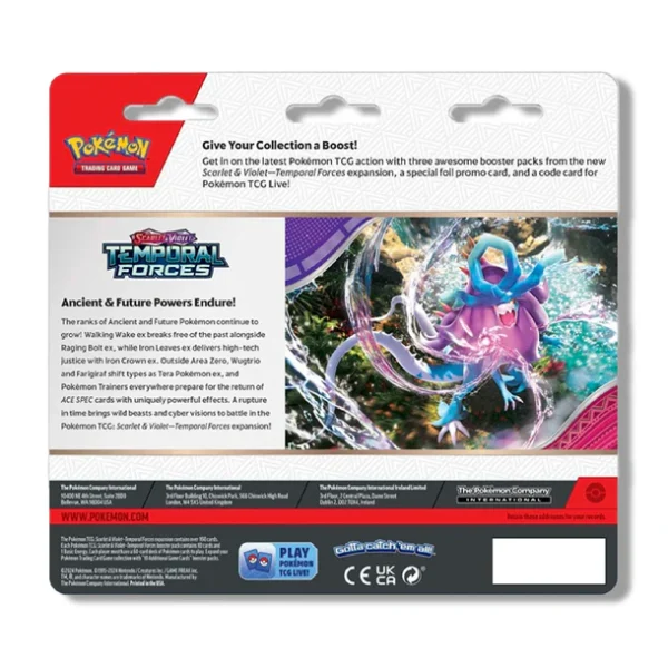 Pokémon TCG: Temporal Forces – 3 Pack Blister