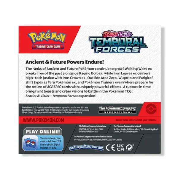 Temporal Forces booster box with 2 Elite Trainer Boxes Pokemon TCG sealed bundle