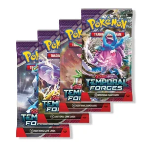 Pokémon Center TCG, Temporal Forces Booster Pack, Scarlet & Violet Temporal Forces, Pokémon TCG Live Code, Sealed Booster Pack, Collectible Cards, Energy Card, Trainer Cards.
