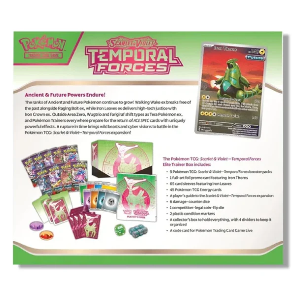 Pokémon TCG: Temporal Forces – 10x Elite Trainer Box [Sealed Case]