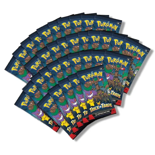 Pokémon Center TCG, Trick or Trade BOOster Bundle, Scarlet & Violet Trick or Trade, 35 Booster Packs, Exclusive Promo Card, Pokémon TCG Live Code, Collectible TCG Product, High-Volume Bundle. Pokémon Center TCG, Trick or Trade BOOster Bundle, Scarlet & Violet Trick or Trade, 35 Booster Packs, Exclusive Promo Card, Pokémon TCG Live Code, Collectible TCG Product, High-Volume Bundle.