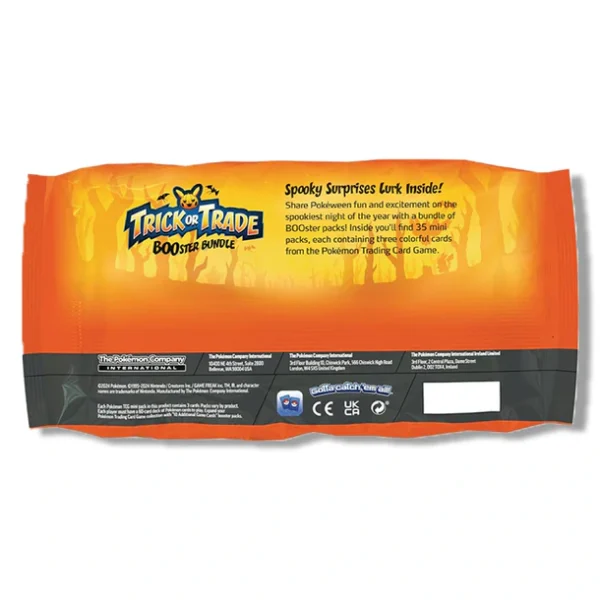 Pokémon Center TCG, Trick or Trade BOOster Bundle, Scarlet & Violet Trick or Trade, 35 Booster Packs, Exclusive Promo Card, Pokémon TCG Live Code, Collectible TCG Product, High-Volume Bundle. Pokémon Center TCG, Trick or Trade BOOster Bundle, Scarlet & Violet Trick or Trade, 35 Booster Packs, Exclusive Promo Card, Pokémon TCG Live Code, Collectible TCG Product, High-Volume Bundle.