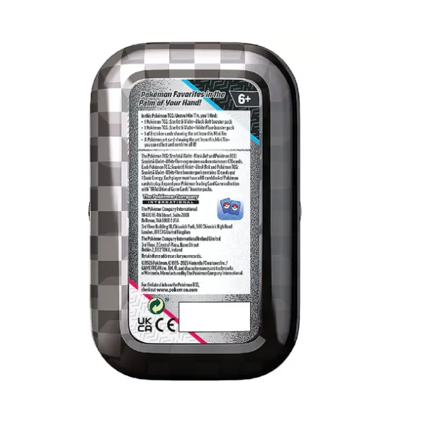 UNOVAMINITIN_8 Black Bolt & White Flare – Unova Mini Tin Random Promo