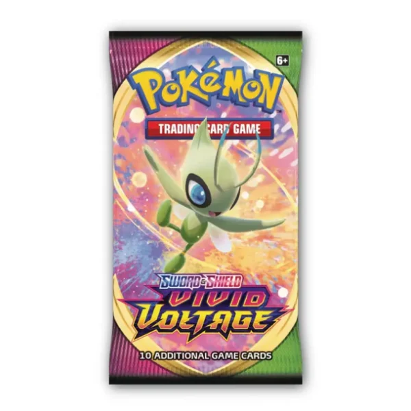 Pokemon Center TCG, Vivid Voltage Booster Pack, Pokémon TCG Live Code, Sealed Booster Pack, Collectible Cards, Energy Card, Trainer Cards. Pokemon Center TCG, Vivid Voltage Booster Pack, Pokémon TCG Live Code, Sealed Booster Pack, Collectible Cards, Energy Card, Trainer Cards.
