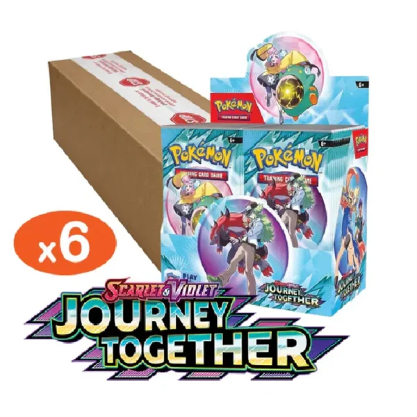 Pokemon TCG: Journey Together – 6x Booster Box [Sealed Case]
