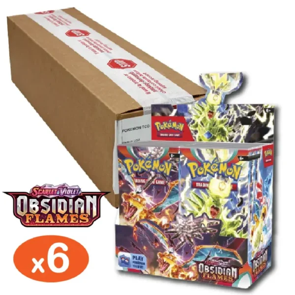 Pokemon TCG: Obsidian Flames – 6x Booster Box [Sealed Case]