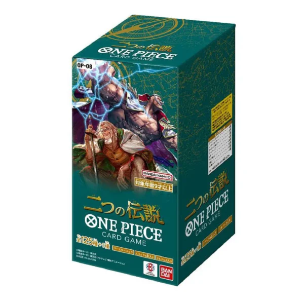 onepiececardgameop-08 (1) One Piece TCG, OP08 Booster Box, Two Legends, Japanese Booster Box, Bandai Cards, Anime Trading Cards, Rare One Piece Cards