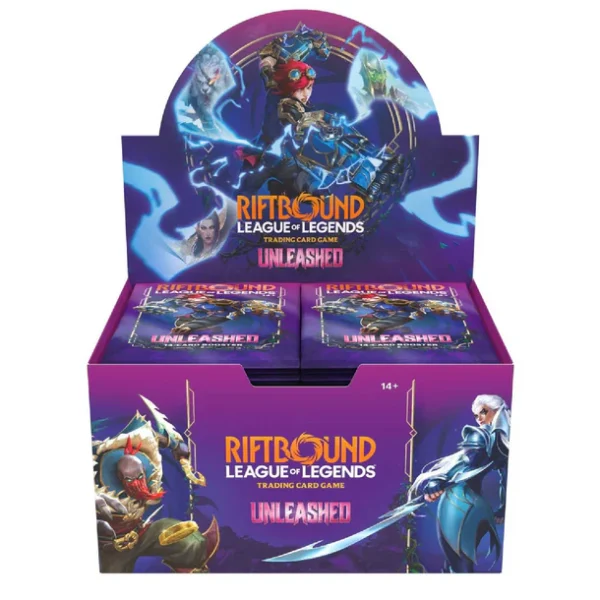 Riftbound TCG, League of Legends Card Game, Unleashed Booster Box, Riftbound Unleashed, TCG Booster Packs, Alternate Art Cards, Rare Riftbound Cards, Champion Cards, Pokemon Center TCG, Riftbound Collectibles