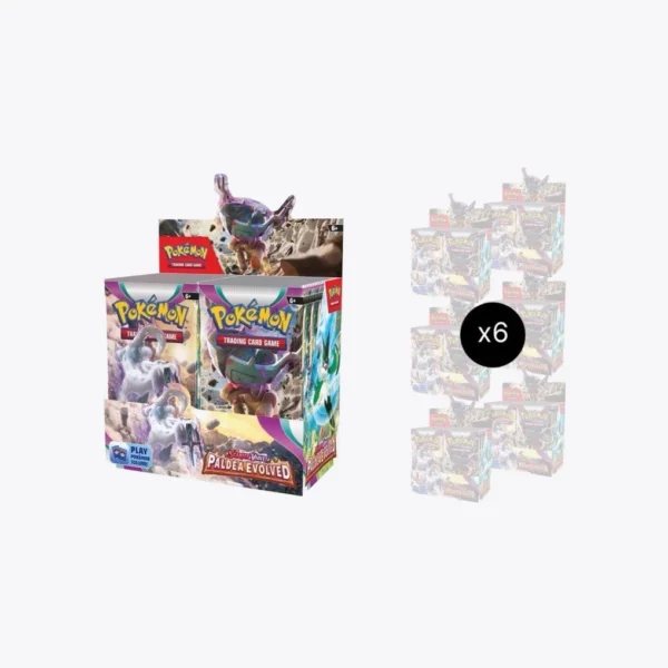 Pokemon TCG: Paldea Evolved – 6x Booster Box [Sealed Case]