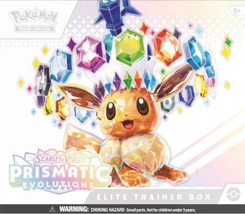 Prismatic Evolutions Elite Trainer Box – Pokémon TCG Prismatic Evolutions Elite Trainer Box – Pokémon TCG