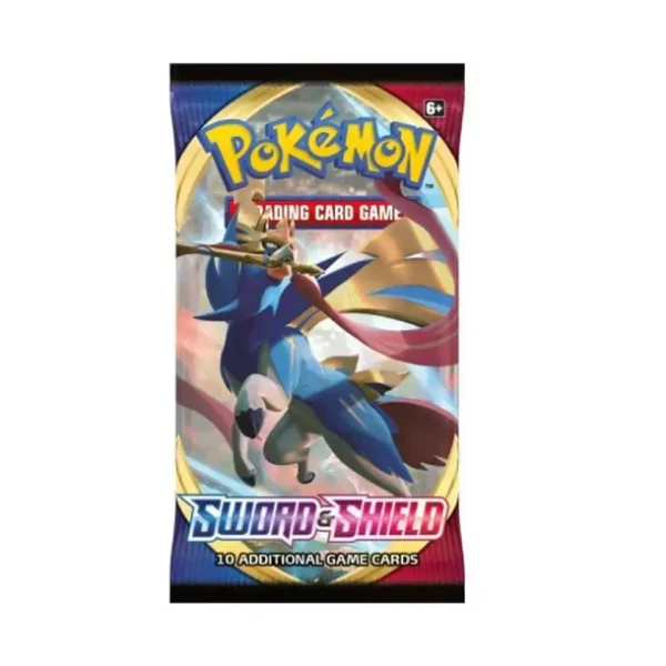 Pokemon Center TCG, Sword & Shield Base Booster Pack, Pokémon TCG Live Code, Sealed Booster Pack, Collectible Cards, Energy Card, Trainer Cards. (4) Pokemon Center TCG, Sword & Shield Base Booster Pack, Pokémon TCG Live Code, Sealed Booster Pack, Collectible Cards, Energy Card, Trainer Cards.
