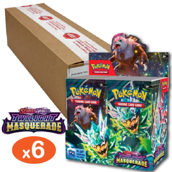 Pokemon TCG: Twilight Masquerade – 6x Booster Box [Sealed Case]