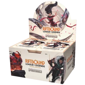 Riftbound, Riftbound Spiritforged, Riftbound Spiritforged Booster Display, Spiritforged Booster Display, Spiritforged Booster Box, Riftbound Booster Box, Riftbound TCG, Spiritforged TCG, League of Legends TCG, League of Legends Trading Card Game, Spiritforged Booster Packs, Spiritforged Epic Cards,