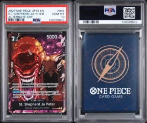 St. Shepherd Ju Peter OP13-084 Alt Art PSA 10 One Piece Card Game card St. Shepherd Ju Peter OP13-084 Alt Art PSA 10 One Piece Card Game card