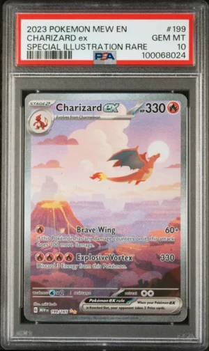 Charizard ex 199/165 PSA 10 Pokémon 151 Special Illustration Rare card Charizard ex 199/165 PSA 10 Pokémon 151 Special Illustration Rare card