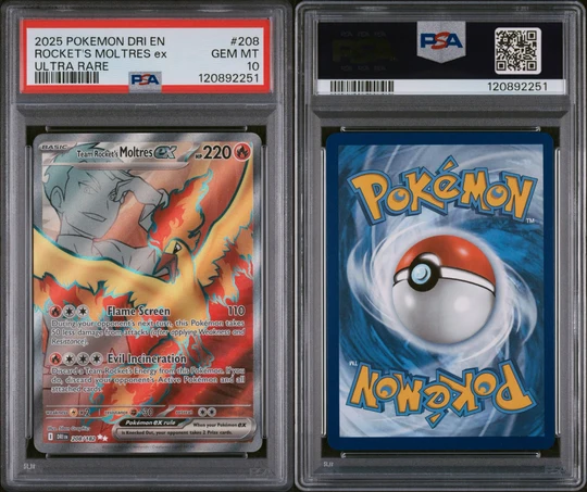 Team Rocket's Moltres ex PSA 10, Moltres ex 208/182 PSA 10, Team Rocket's Moltres 208/182, Destined Rivals Moltres PSA 10 Team Rocket's Moltres ex PSA 10, Moltres ex 208/182 PSA 10, Team Rocket's Moltres 208/182, Destined Rivals Moltres PSA 10