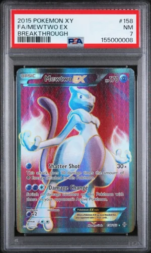 Mewtwo ex PSA 7, Mewtwo FA 158/162, Mewtwo Full Art PSA 7, Mewtwo ex 158/162 Mewtwo ex PSA 7, Mewtwo FA 158/162, Mewtwo Full Art PSA 7, Mewtwo ex 158/162