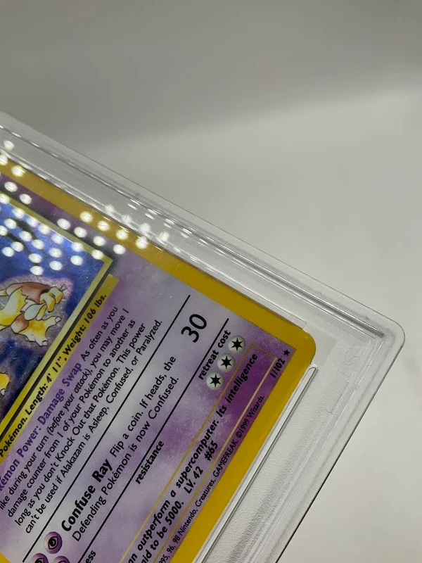 Alakazam, Alakazam 1/102, Alakazam PSA 2, Alakazam Base Set, Alakazam Base Set Holo, Alakazam Holo Rare, Base Set, Pokémon Base Set, Base Set Holo, Vintage Alakazam, Graded Alakazam