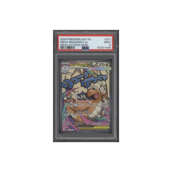 Mega Dragonite ex, Mega Dragonite ex 271/217, Mega Dragonite PSA 9, Mega Dragonite Ascended Heroes, Mega Dragonite Mega Attack Rare, Dragonite, Dragonite ex, Mega Dragonite ex, Mega Dragonite ex 271/217, Mega Dragonite PSA 9, Mega Dragonite Ascended Heroes, Mega Dragonite Mega Attack Rare, Dragonite, Dragonite ex,